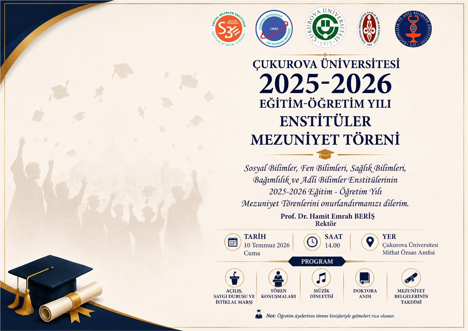 2025-2026 ENSTİTÜLER MEZUNİYET TÖRENİ